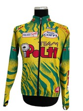 FELPA BICI CICLISMO MAILLOT BIKE SWEATSHIRT VAPORELLA POLTI SANTINI JHF953