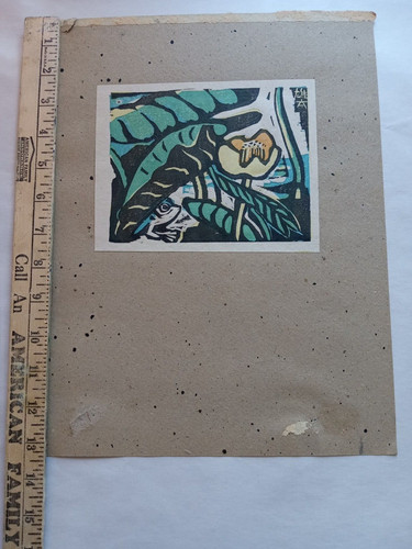 Acquerello vintage ninfea - , e