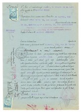 FRANCIA 10 x VECCHIO DOCUMENTO