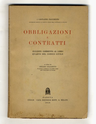 Obbligazioni contratti - e,