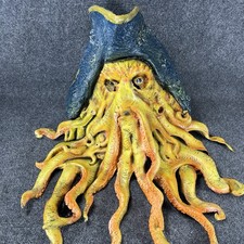 Costume maschera gomma Davy Jones Pirati dei Caraibi Deluxe Disney 2006 pesante