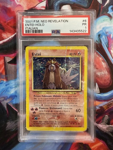 Pokemon 2001 entei psa holo - entei,