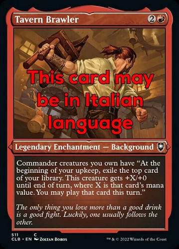 Mtg tavern brawler 511 foil - brawler,