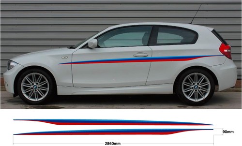 Bmw serie strisce laterali - bmw,