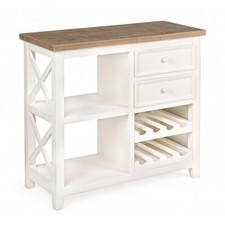 Consolle Porta Bottiglia 2 Cassetti-2 Piani Elvia Bizzotto Cod.0746279