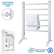 Stendino Elettrico a Termosifone 100W da Muro e Appoggio in Alluminio 90x53x35.5