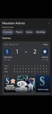 Mariners at Astros 5-24-2025