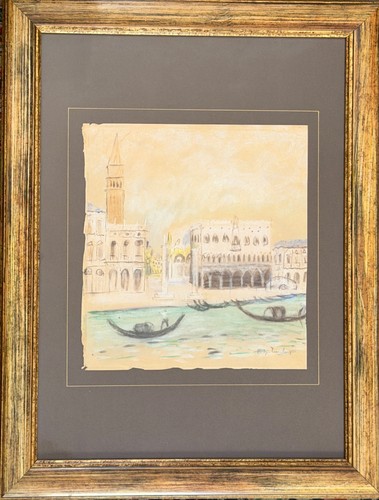 Dipinto pastello scorcio - a, di