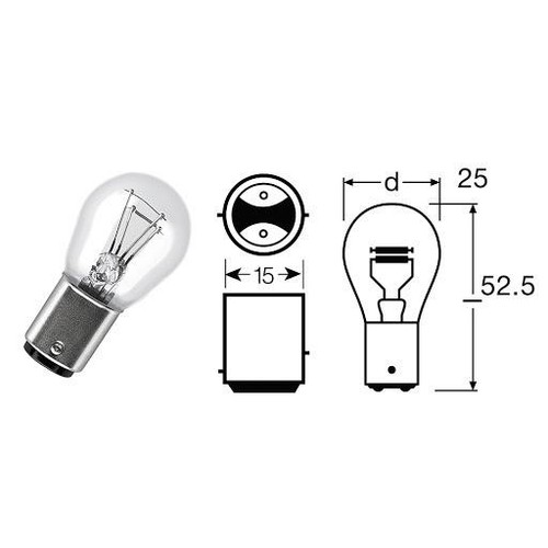 Lampada osram p21 - p21, 21