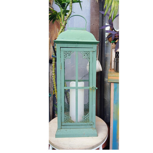 Candela lanterna verde - , antica