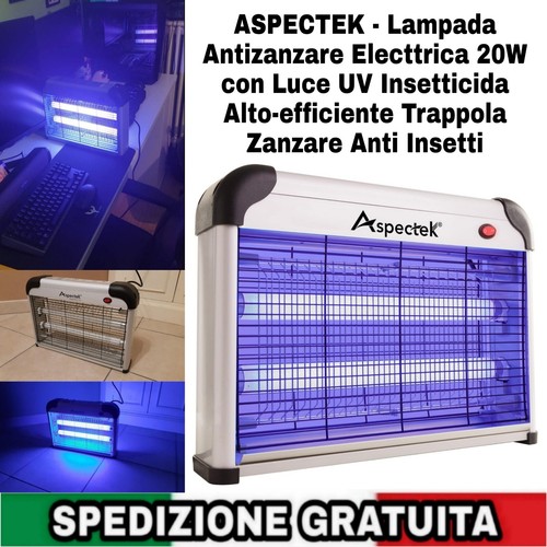 Lampada antizanzare 20w con - lampada,