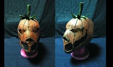 evil pumpkihead mask realizzata a mano in eva foam