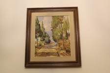 QUADRO DEL CURANDAI - VIALE ALBERATO - DIPINTO AD OLIO