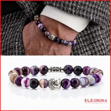 bracciale da uomo in pietre