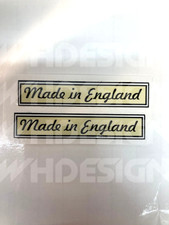 Adesivo Made in England stile