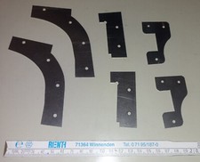 6x piastra di stampa base in gomma pedana Mercedes 300 Adenauer W186 A,B W189