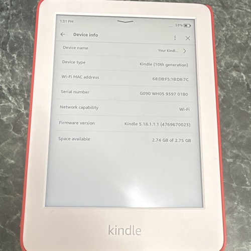 Amazon kindle 10a - amazon,