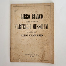 Libro Bianco Vicenda Carteggio