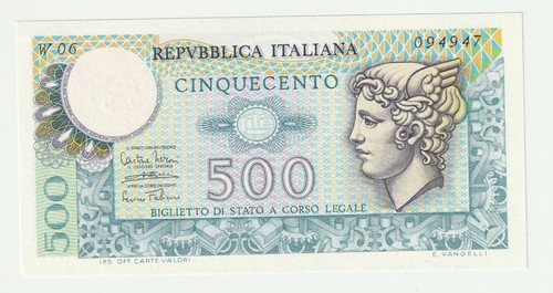Italia repubblica 500 - 500, lire