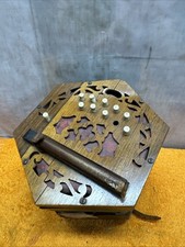 O •ANTICA CONCERTINA XIX centesimo - 21 bottoni. Usato in condizioni, testato ma necessita di TLC