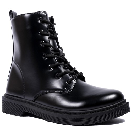 Stivali a2z pelle militare - pelle,