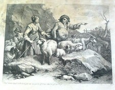 ANTICO DISEGNO QUADRO DIPINTO