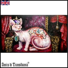 arte moderna quadro contemporaneo decorativo figurativo ritratto animale gatto decorazione