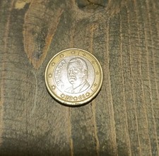 moneta  Spagnola da 1 euro rara 2001