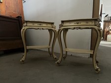 Coppia Comodini Laccato Luigi