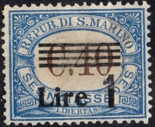 SAN MARINO 1940 - Segnatasse