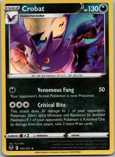 105 195 crobat silver - crobat,
