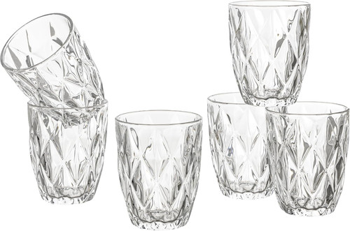 Set bicchieri diamante in - 6,