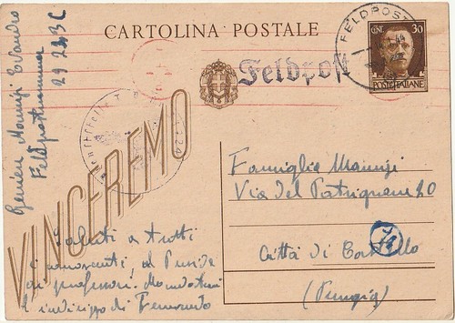 Cartolina postale 1944 - postale,
