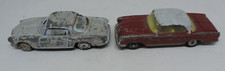 2 MODELLINI AUTODA RESTAURARE - CORGI MERCEDES 220 SE - DINKY COUPE'ALFA ROMEO
