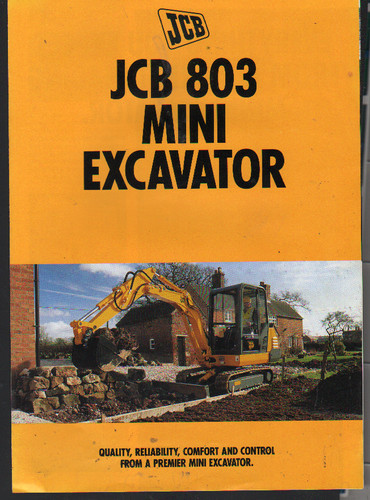 Jcb 803 mini - mini, escavatore