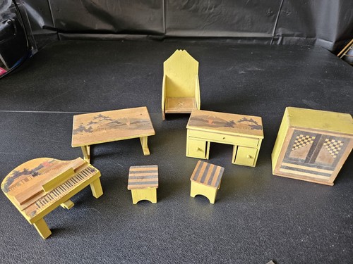 Set mobili legno - 7, in