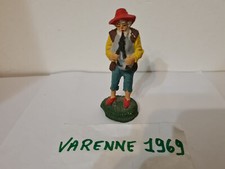 PRESEPE STATUINE PASTORE CON ZAMPOGNA ROVELLO IN PASTA CM 10X4