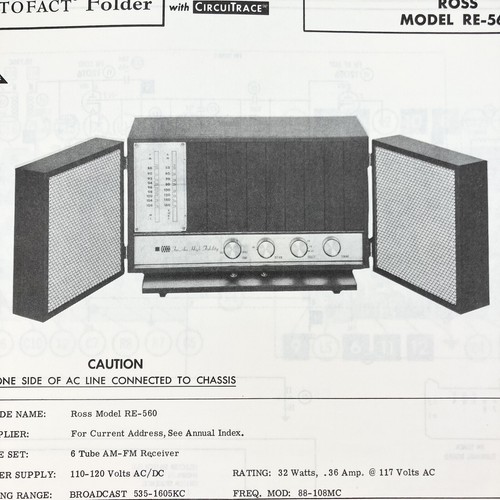 Radio ross 560 - radio, re-560