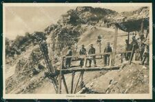 WW1 Militari Zona di Guerra Stazione Teleferica cartolina KF5228