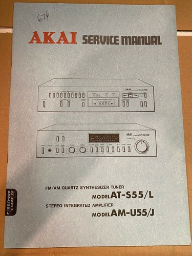 Akai s55 am u55 - at-s55, am-u55