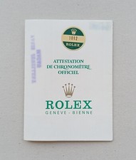 ROLEX Guarantee Warranty