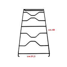 CANDY GASFIRE ZEROWATT GRIGLIA 2 FUOCHI CUCINA GAS DESTRA CM.49 X 21,3 ORIGINALE