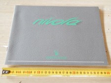 DEPLIANT BROCHURE ORIGINALE BERTONE NIVOLA MOTORE CHEVY CORVETTE MULTILINGUA 