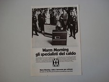 advertising Pubblicità 1971 WARM MORNING