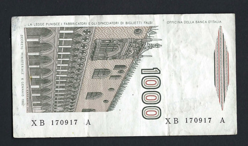Repubblica 1000 lire marco - repubblica,
