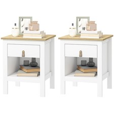 Homcom set comodini - 2,
