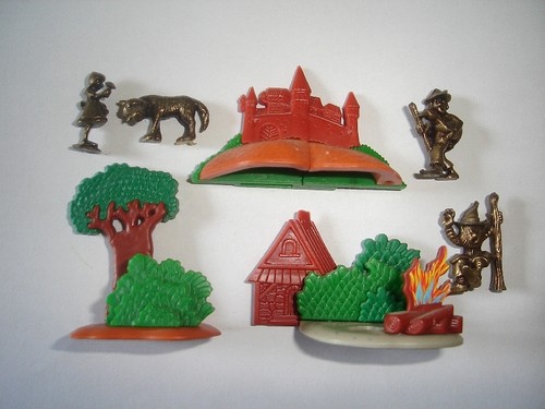 Set figurine metallo fiabe 2 - metallo,