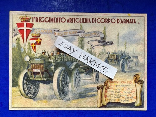 Cartolina 1 reggimento - 🔵, 1°reggimento