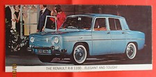Dépliant RENAULT - R8 1100 - Marché US - R8 964 100M - 1964 - en anglais 