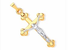 9ct Oro Giallo e Bianco